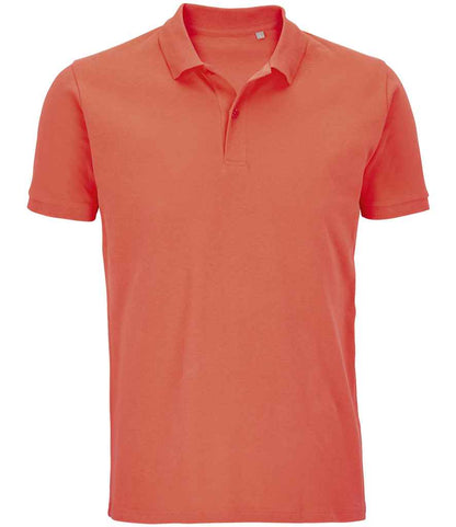 SOL'S Planet Organic Piqué Polo Shirt in Pop Orange
