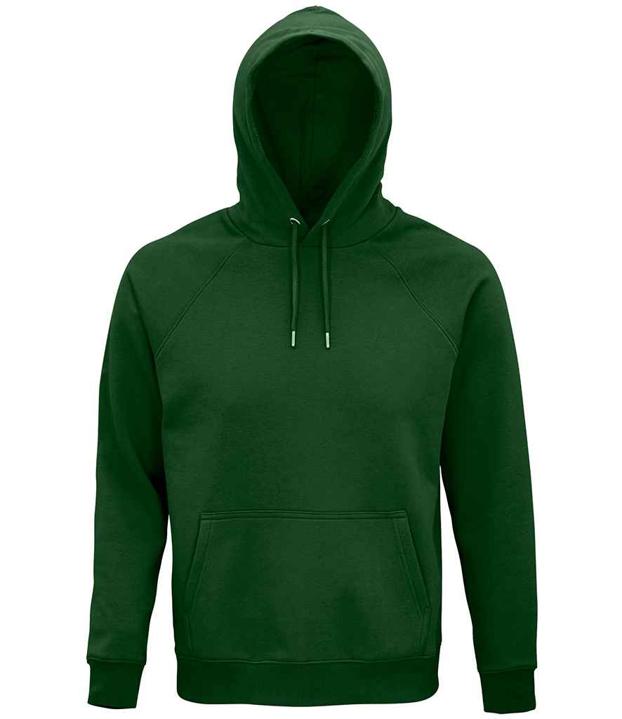 SOL'S Unisex Stellar Organic Hoodie in Bottle Green