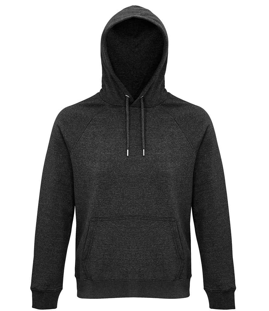 SOL'S Unisex Stellar Organic Hoodie in Charcoal Marl
