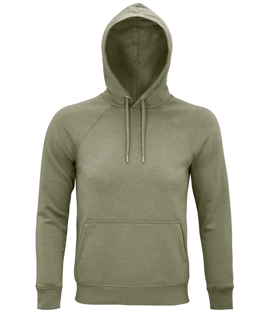 SOL'S Unisex Stellar Organic Hoodie in Khaki