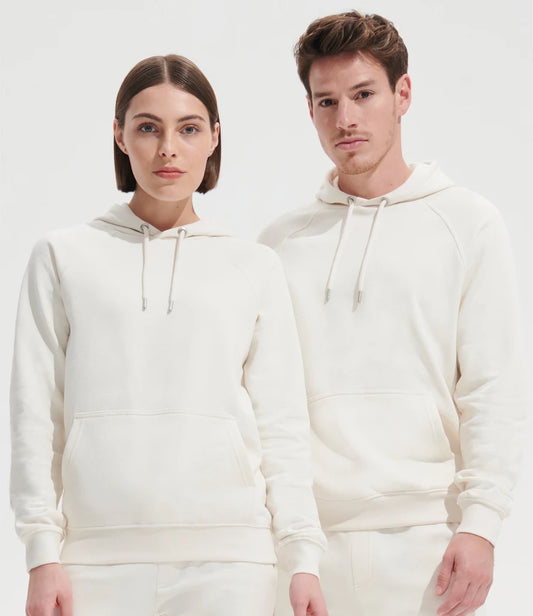 SOL'S Unisex Stellar Organic Hoodie - Off White - Model