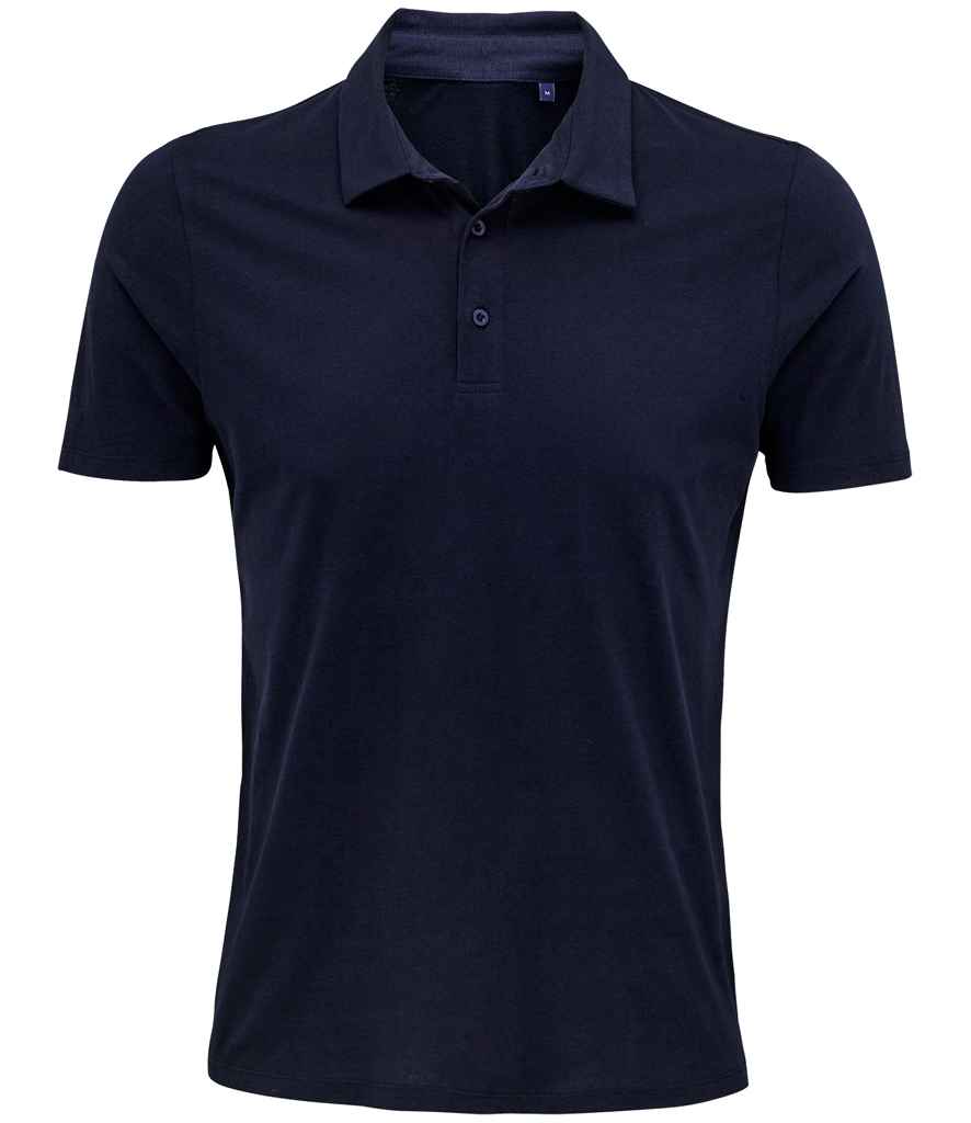 NEOBLU Octave Organic Soft Jersey Polo Shirt in Night Blue