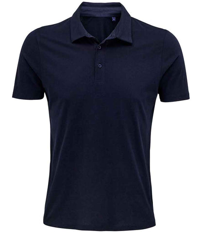 NEOBLU Octave Organic Soft Jersey Polo Shirt in Night Blue