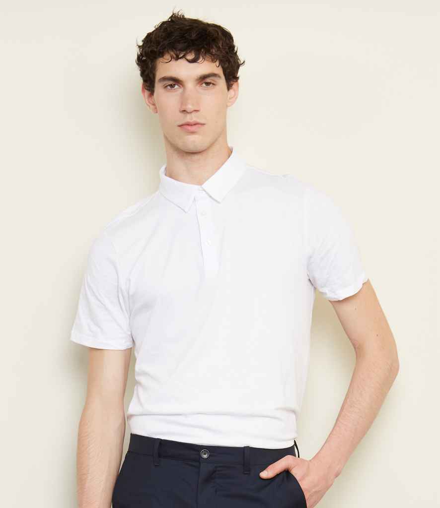 NEOBLU Octave Organic Soft Jersey Polo Shirt - model image