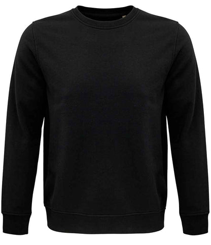 SOL'S Unisex Comet Organic Sweatshirt in Black