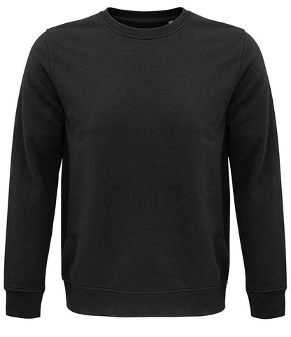 SOL'S Unisex Comet Organic Sweatshirt in Deep Charcoal