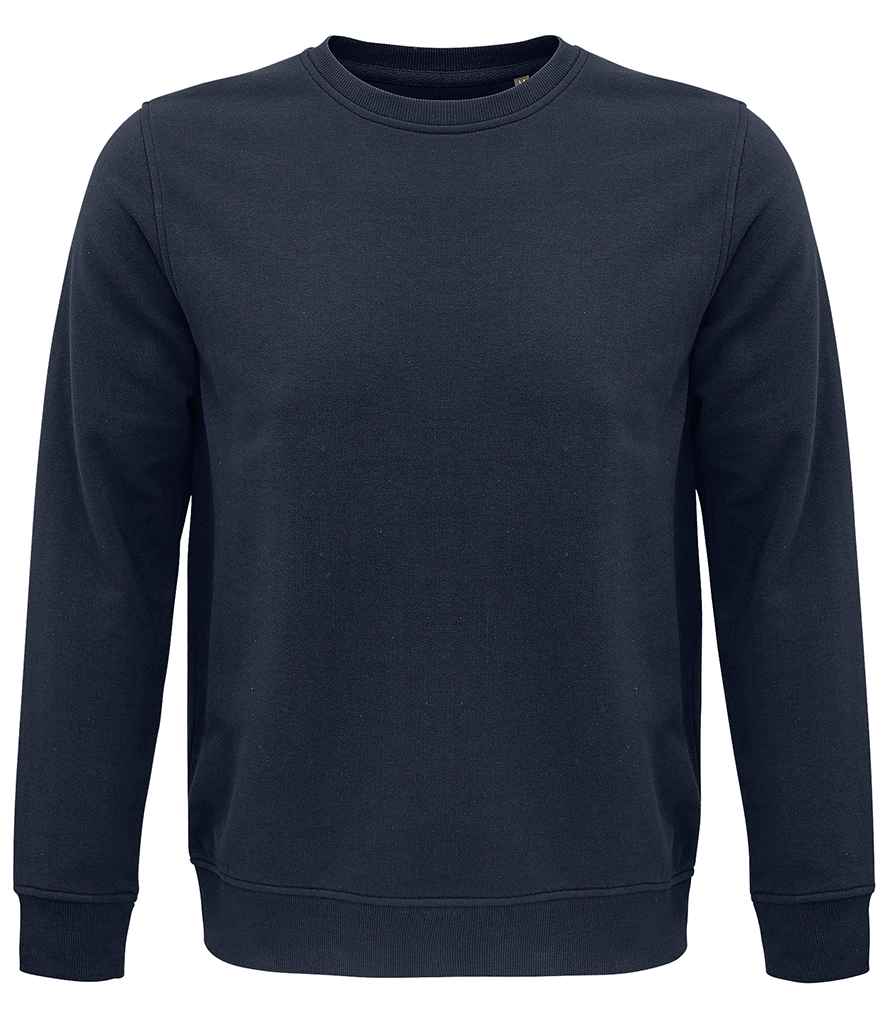 SOL'S Unisex Comet Organic Sweatshirt in French Navy