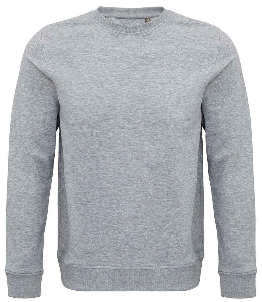SOL'S Unisex Comet Organic Sweatshirt in Grey Marl