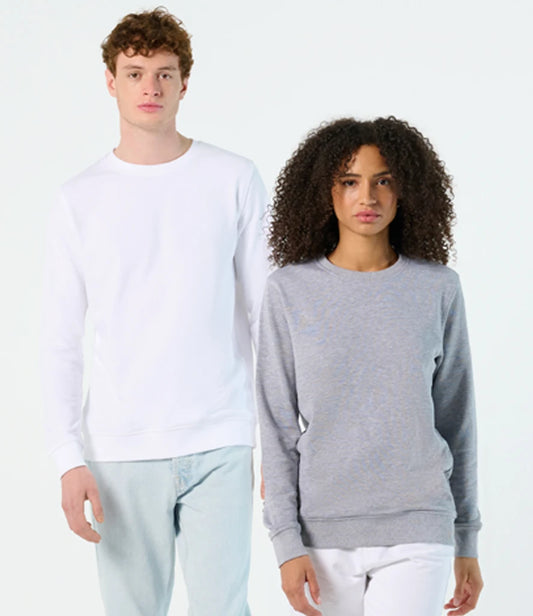 SOL'S Unisex Comet Organic Sweatshirt - White - Model