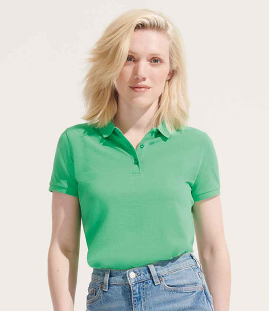 SOL'S Ladies Planet Organic Piqué Polo Shirt - model image