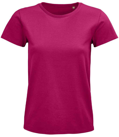 SOL'S Ladies Pioneer Organic T-Shirt - Fuchsia