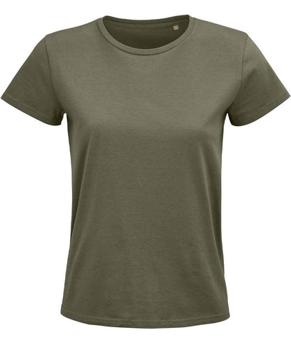 SOL'S Ladies Pioneer Organic T-Shirt - Khaki