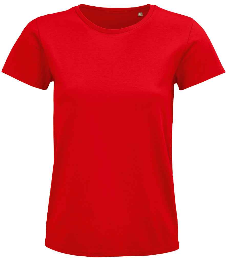 SOL'S Ladies Pioneer Organic T-Shirt - Red