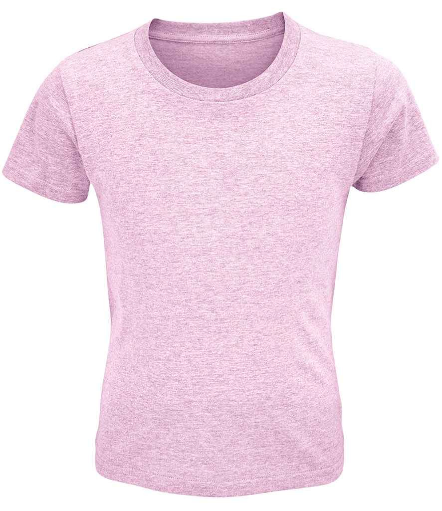 SOL'S Kids Crusader Organic T-Shirt - Heather Pink