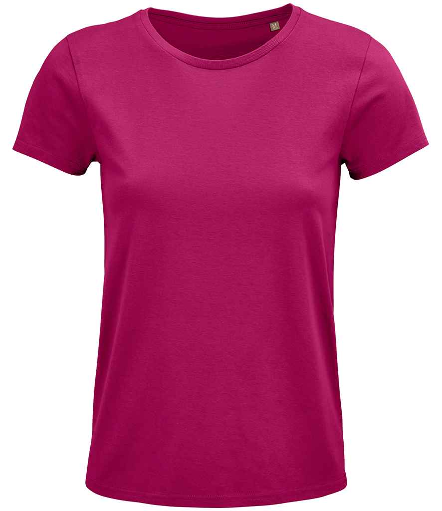 SOL'S Ladies Crusader Organic T-Shirt - Fuchsia