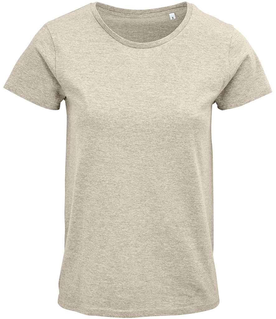 SOL'S Ladies Crusader Organic T-Shirt - Heather Beige