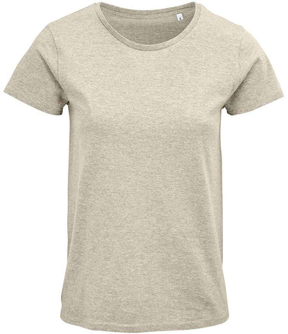 SOL'S Ladies Crusader Organic T-Shirt - Heather Beige