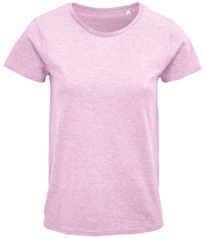SOL'S Ladies Crusader Organic T-Shirt - Heather Pink