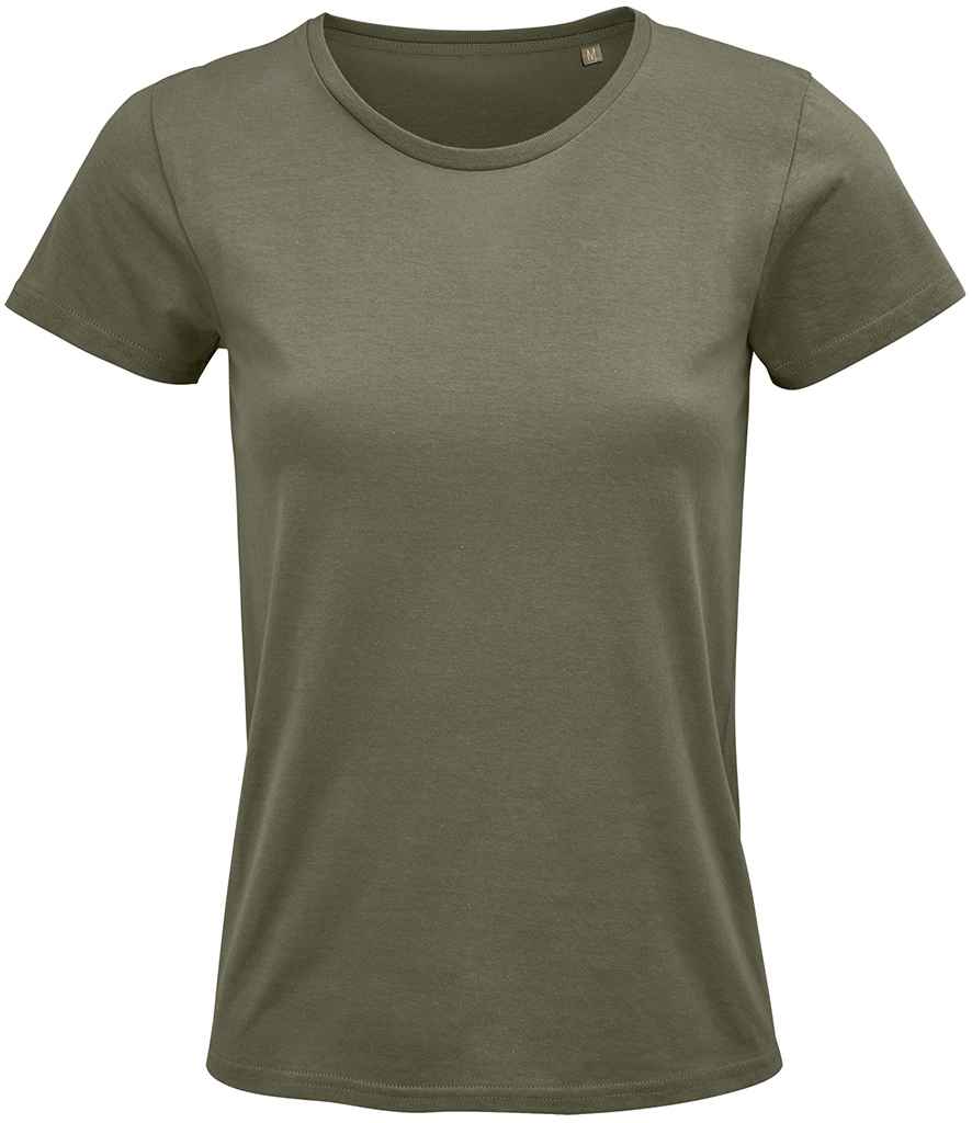 SOL'S Ladies Crusader Organic T-Shirt - Khaki