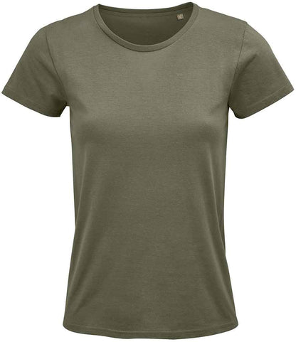 SOL'S Ladies Crusader Organic T-Shirt - Khaki