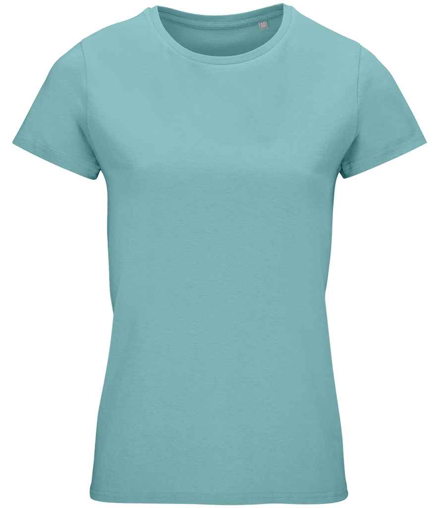 SOL'S Ladies Crusader Organic T-Shirt - Pool Blue