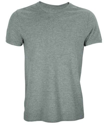 NEOBLU Unisex Loris Organic Piqué T-Shirt in Grey Marl
