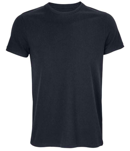 NEOBLU Unisex Loris Organic Piqué T-Shirt in Night Blue