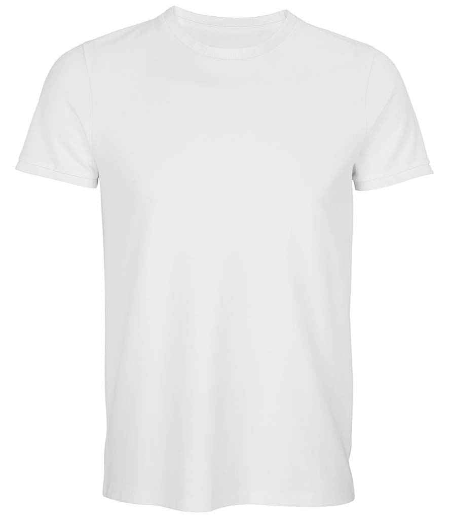 NEOBLU Unisex Loris Organic Piqué T-Shirt in Optic White