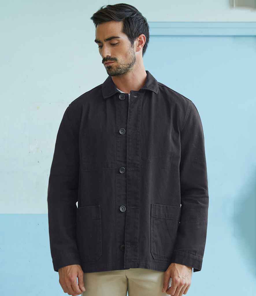 NEOBLU Mael Workwear Utility Jacket - Deep Black