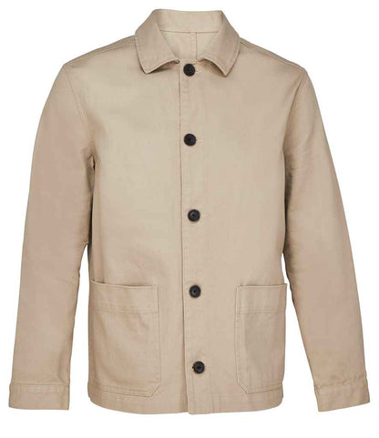 NEOBLU Mael Workwear Utility Jacket in Light Brown