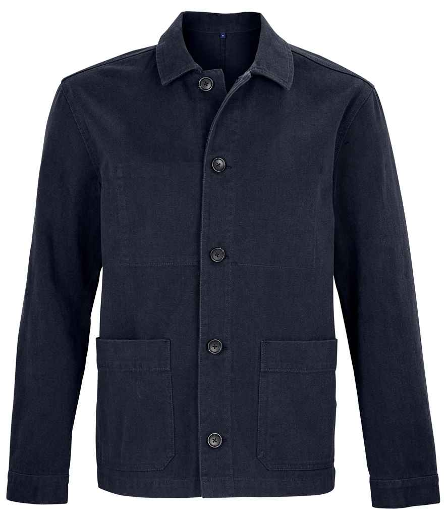 NEOBLU Mael Workwear Utility Jacket - Night Blue