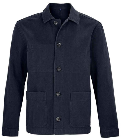 NEOBLU Mael Workwear Utility Jacket - Night Blue