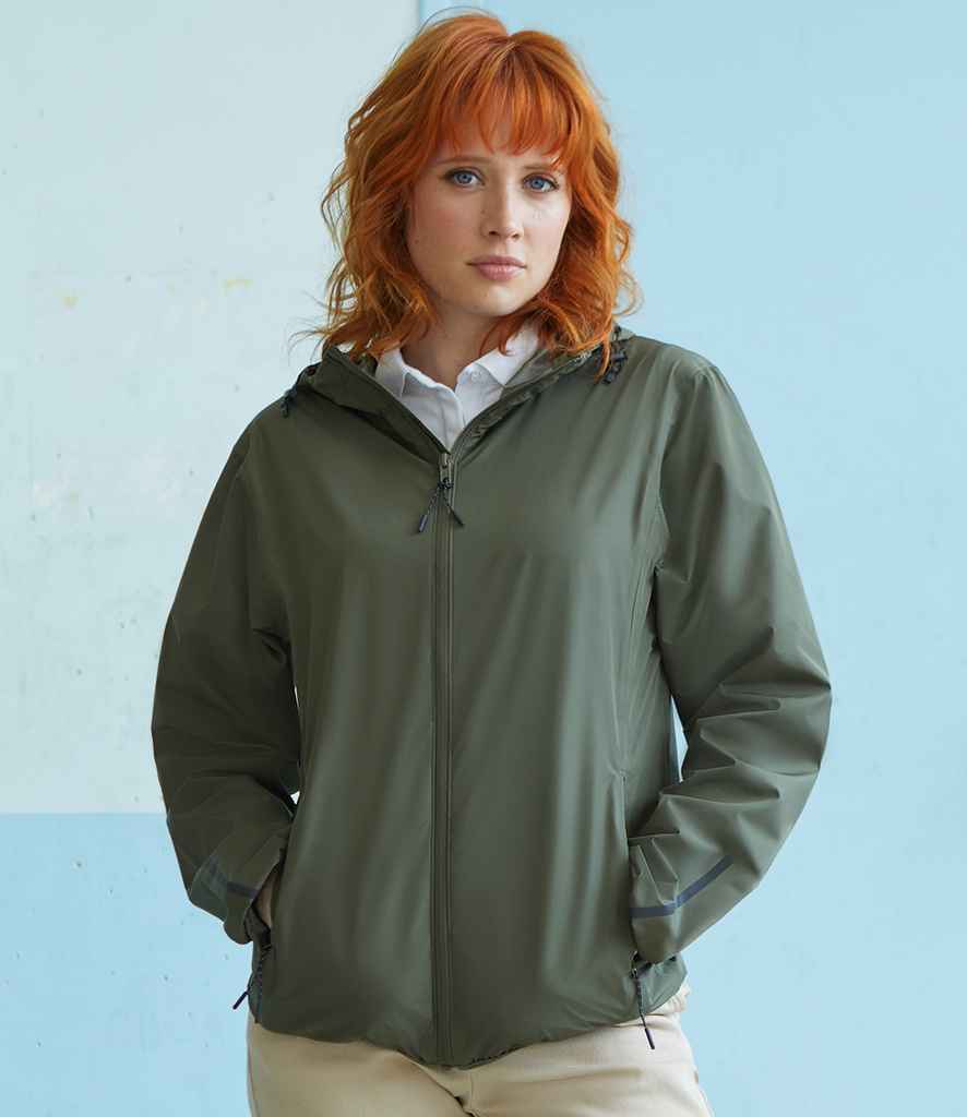 NEOBLU Unisex Andrea Waterproof Windbreaker Jacket - Deep Khaki