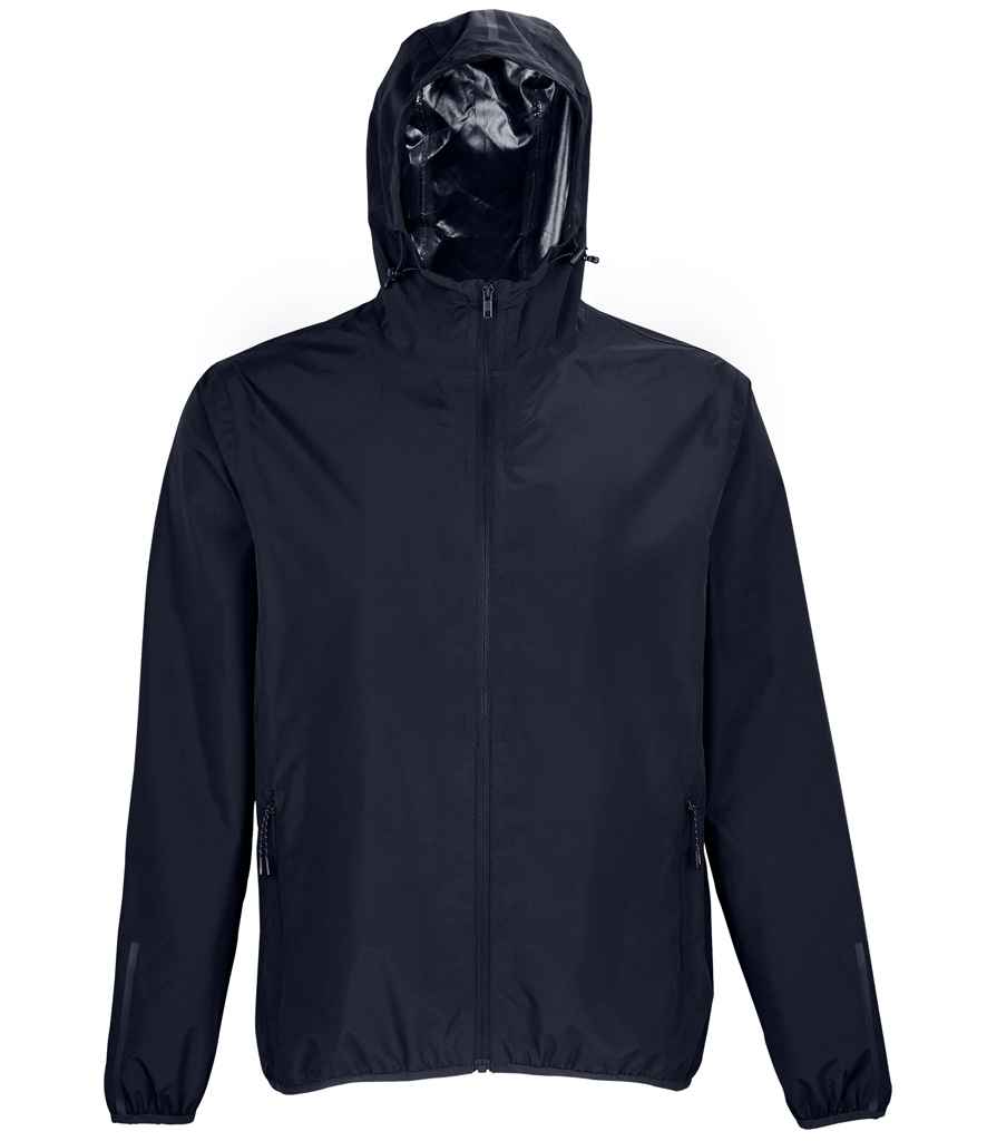 NEOBLU Unisex Andrea Waterproof Windbreaker Jacket in Night Blue