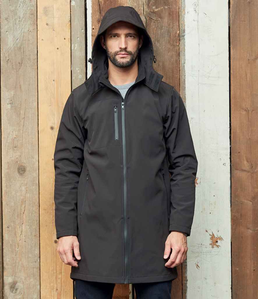 NEOBLU Achille Long Soft Shell Jacket - model image