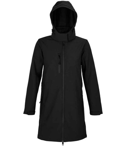 NEOBLU Ladies Achille Long Soft Shell Jacket in Deep Black