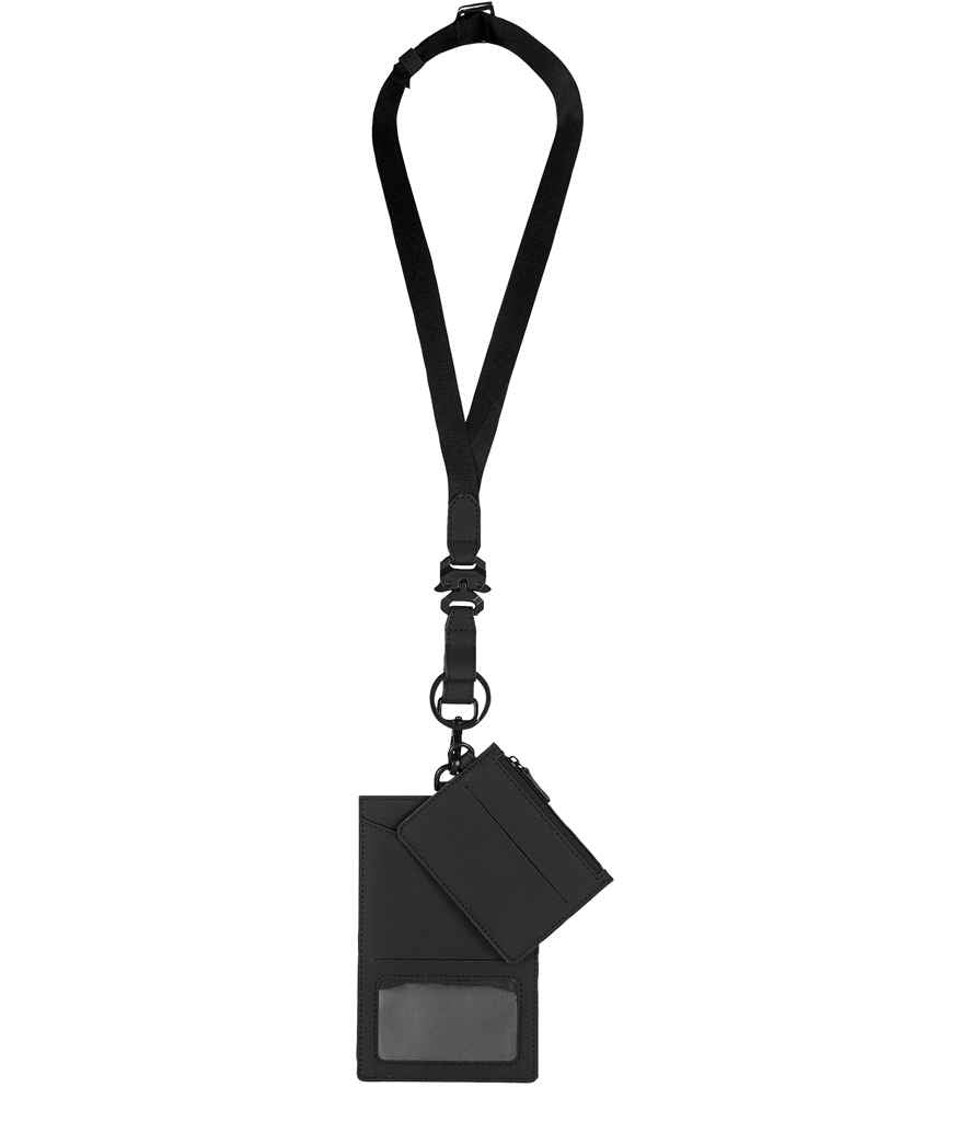 NEOBLU Charlie Card Holder and Phone Case in Deep Black
