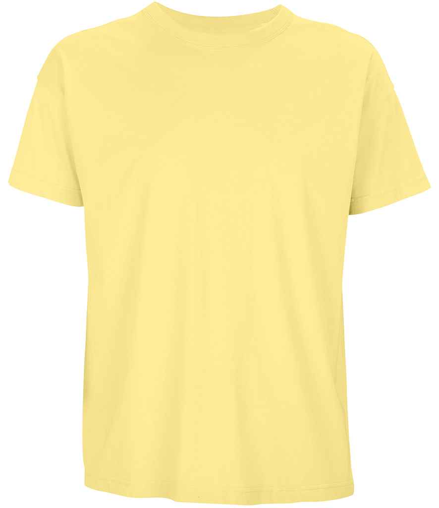 SOL'S Boxy Oversized Organic T-Shirt - Light Yellow
