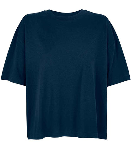 SOL'S Ladies Boxy Oversized Organic T-Shirt - French Navy