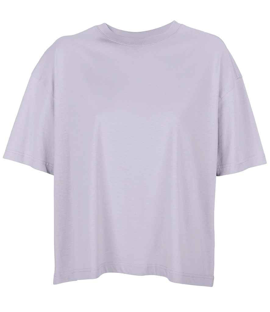 SOL'S Ladies Boxy Oversized Organic T-Shirt - Lilac