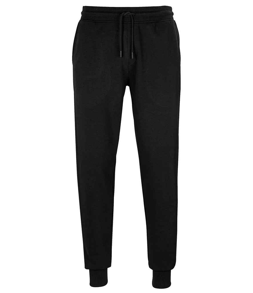 SOL'S Unisex Jumbo Organic Jog Pants in Black