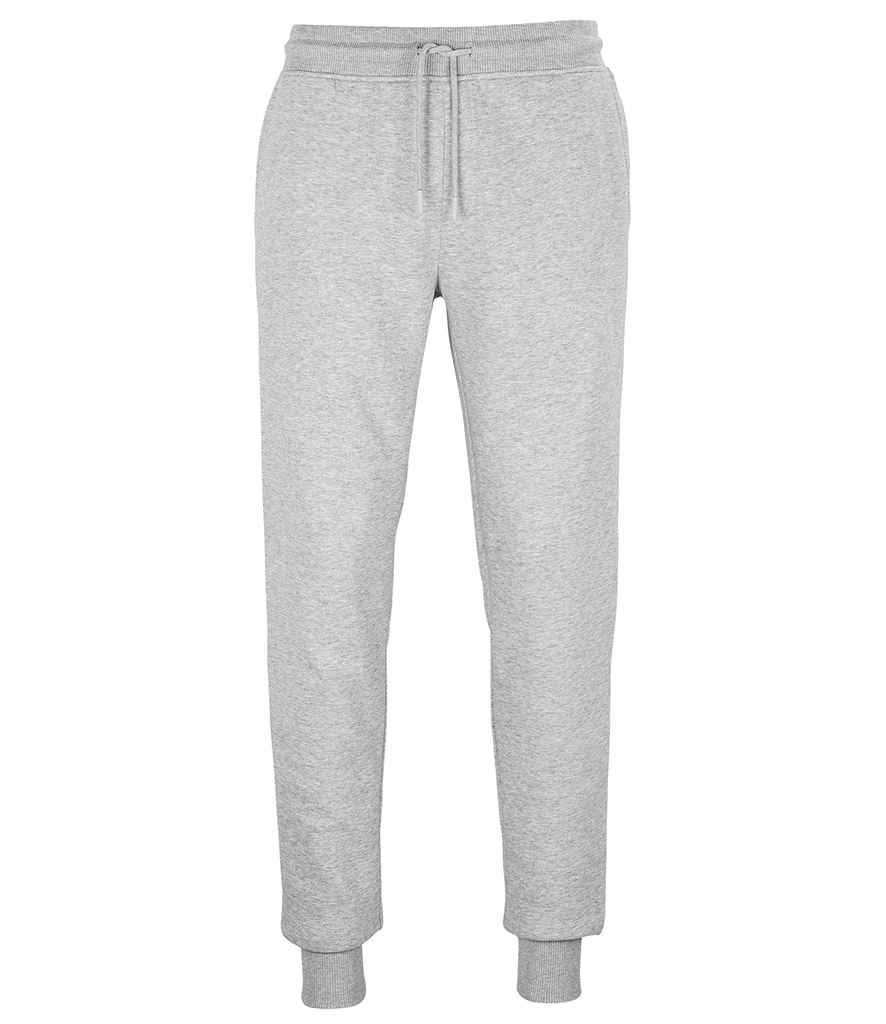 SOL'S Unisex Jumbo Organic Jog Pants in Grey Marl