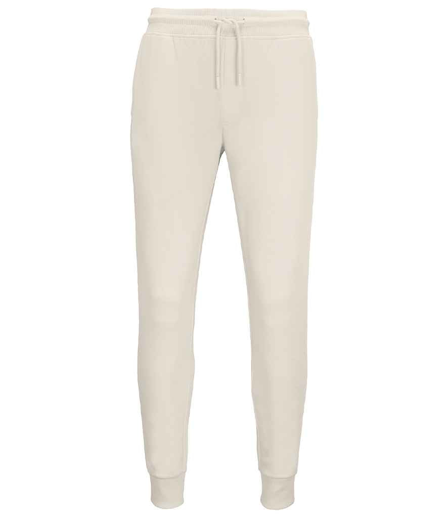SOL'S Unisex Jumbo Organic Jog Pants in Off White