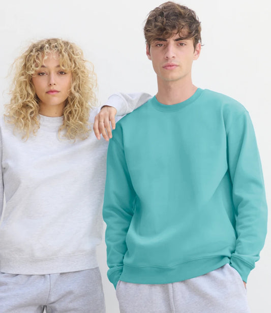 SOL'S Unisex Columbia Sweatshirt - Pool Blue - Model