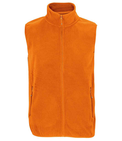 SOL'S Unisex Factor Recycled Micro Fleece Bodywarmer - Orange