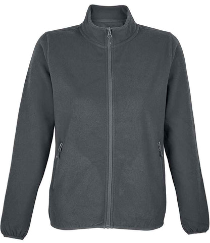 SOL'S Ladies Factor Recycled Micro Fleece Jacket - Charcoal