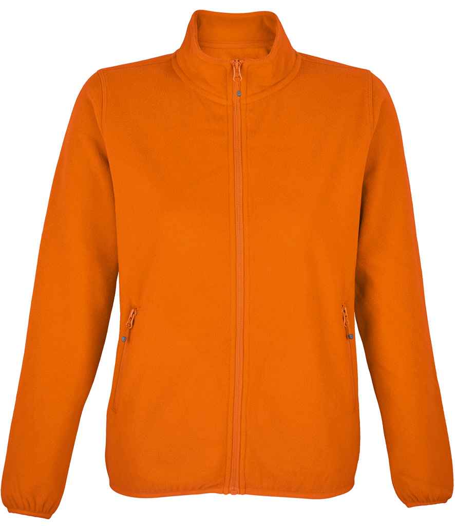 SOL'S Ladies Factor Recycled Micro Fleece Jacket - Orange