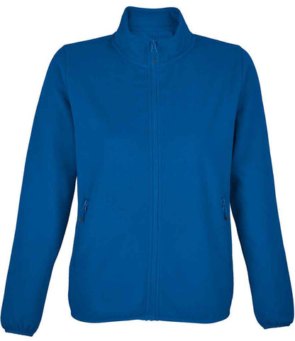 SOL'S Ladies Factor Recycled Micro Fleece Jacket - Royal Blue