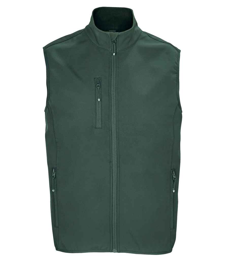 SOL'S Falcon Recycled Soft Shell Bodywarmer - Forest Green