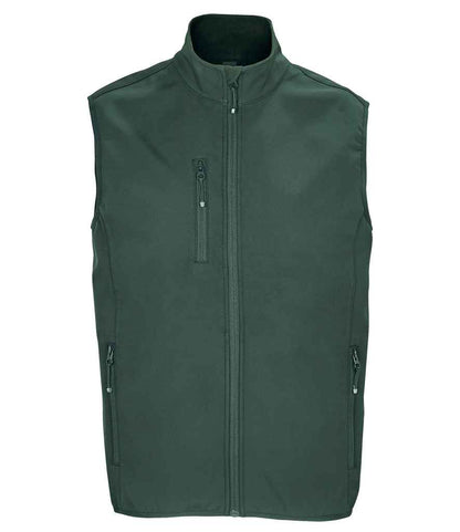 SOL'S Falcon Recycled Soft Shell Bodywarmer - Forest Green